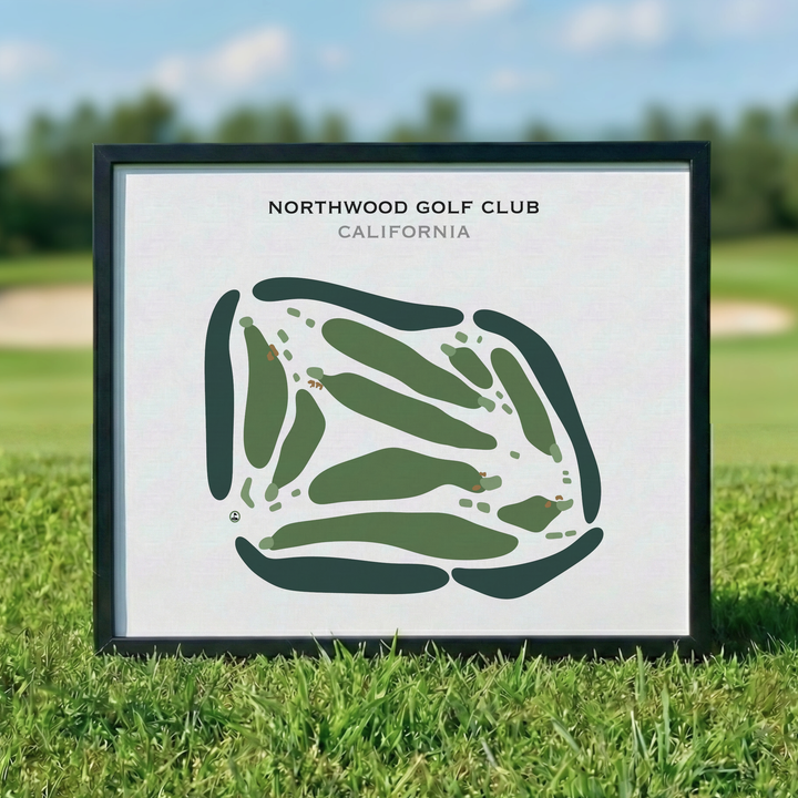 Northwood Golf Club, California - Printed Golf Courses