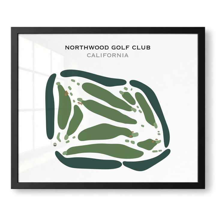 Northwood Golf Club, California - Printed Golf Courses