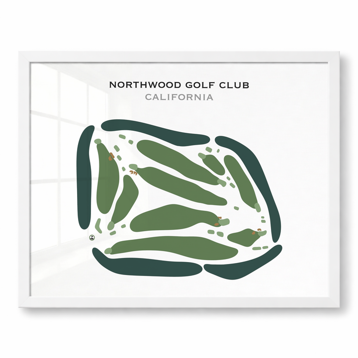 Northwood Golf Club, California - Printed Golf Courses