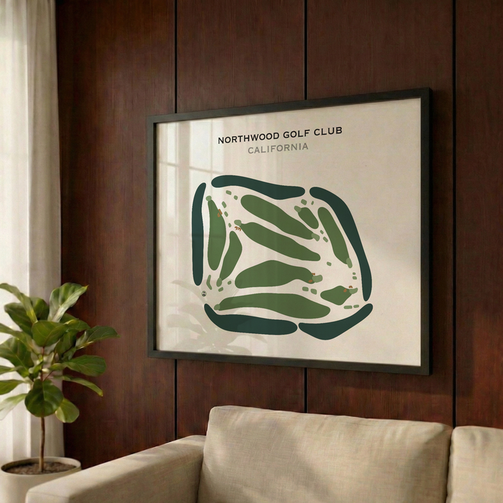 Northwood Golf Club, California - Printed Golf Courses