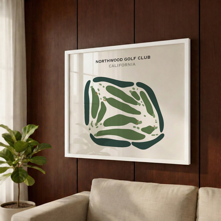 Northwood Golf Club, California - Printed Golf Courses