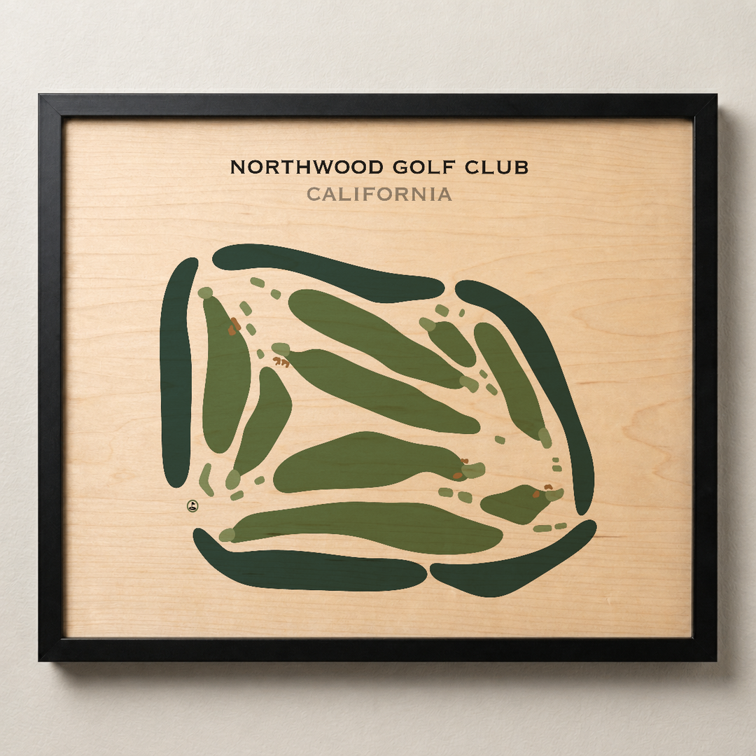 Northwood Golf Club, California - Printed Golf Courses