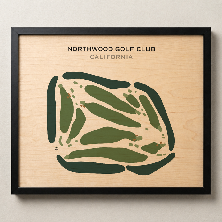 Northwood Golf Club, California - Printed Golf Courses
