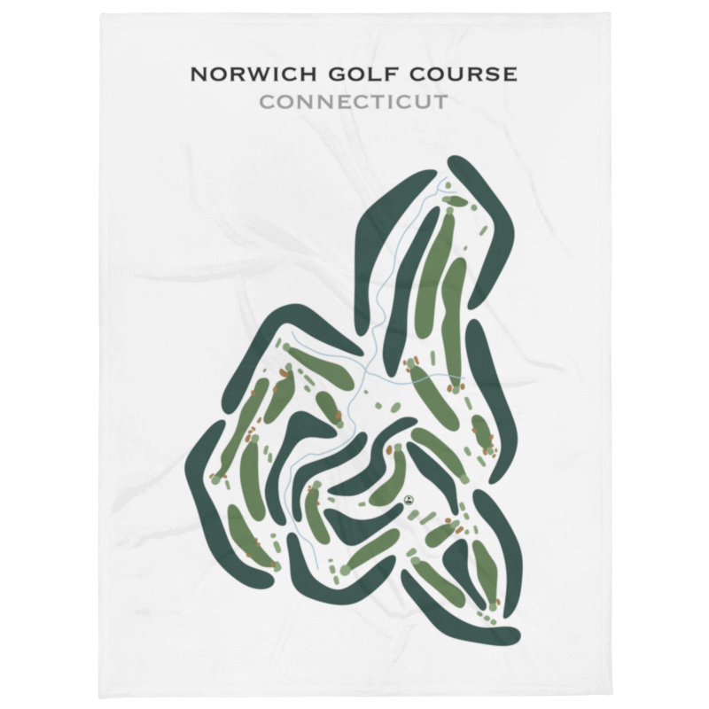 Norwich Golf Course, Connecticut - Printed Golf Courses