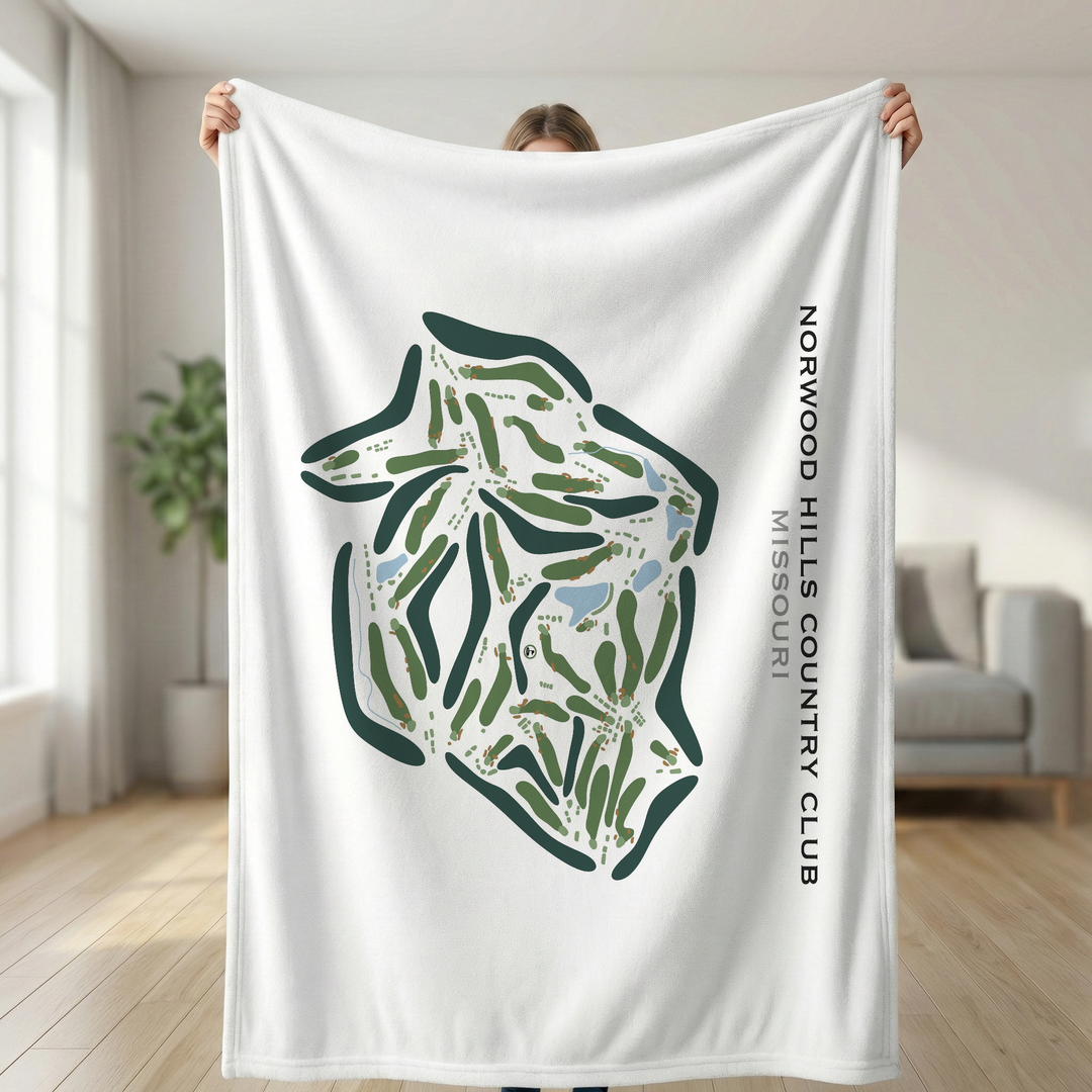 Norwood Hills Country Club, Missouri - Printed Golf Courses