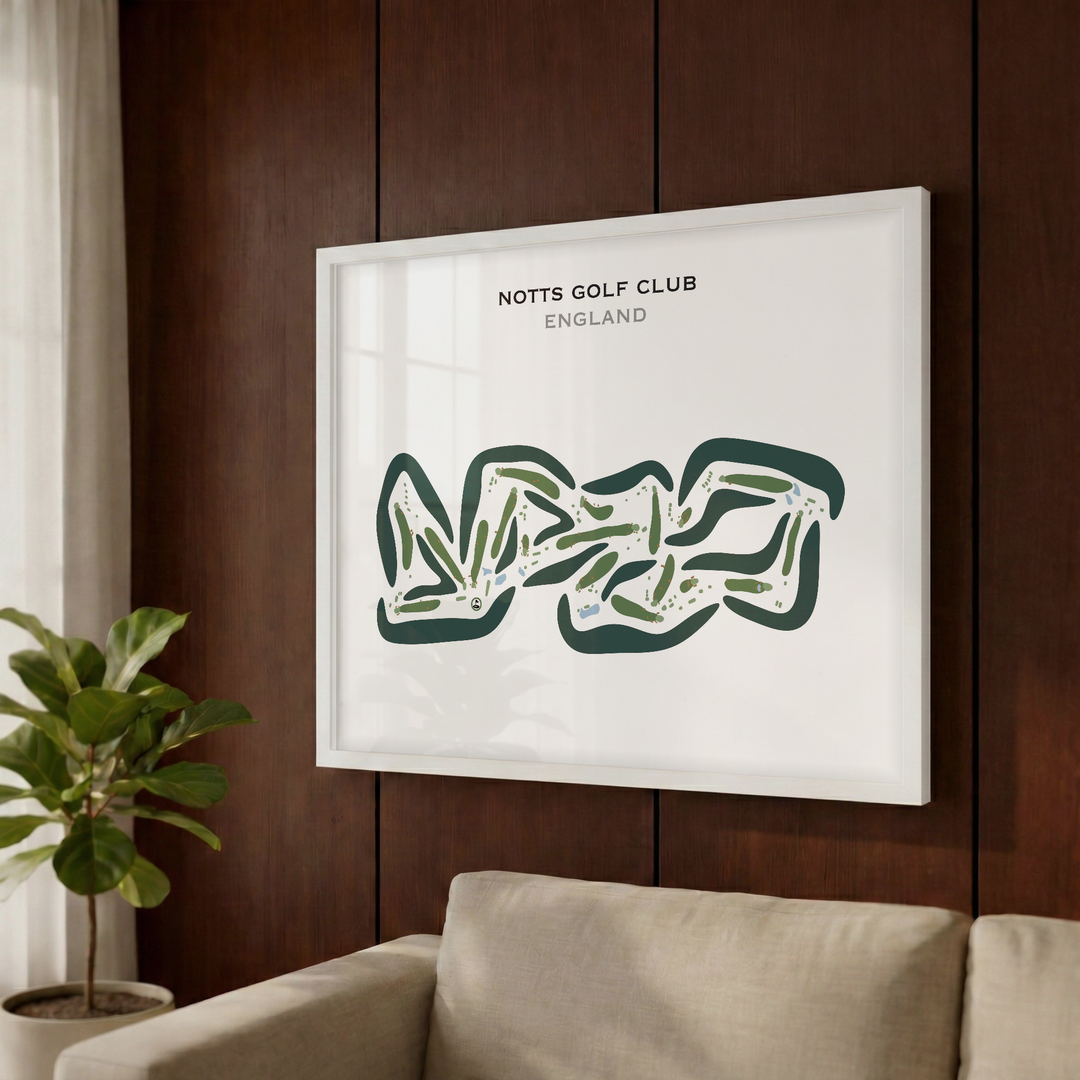Notts Golf Club, England - Printed Golf Courses