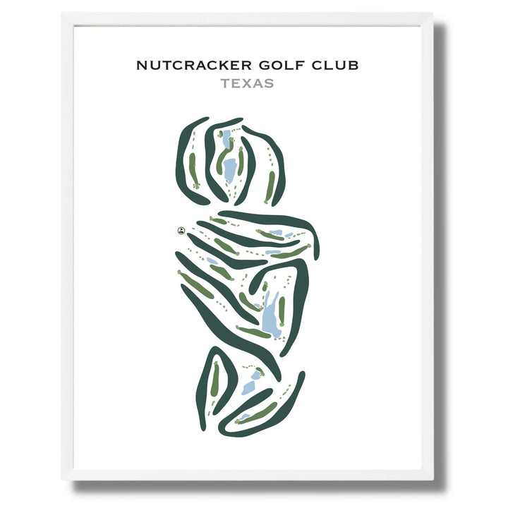 Nutcracker Golf Club, Texas - Printed Golf Courses