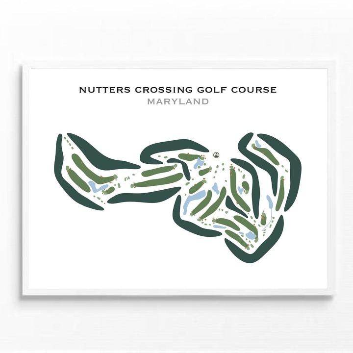 Nutters Crossing Golf Course, Maryland - Printed Golf Courses