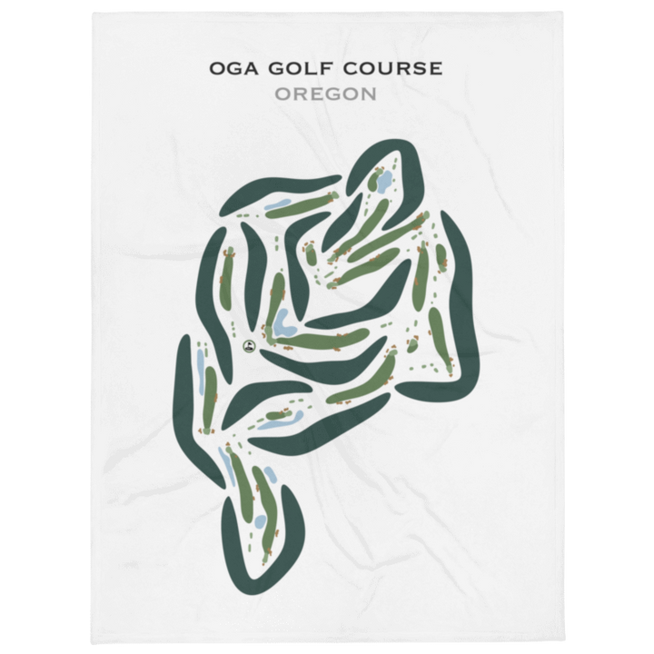OGA Golf Course, Oregon - Printed Golf Courses