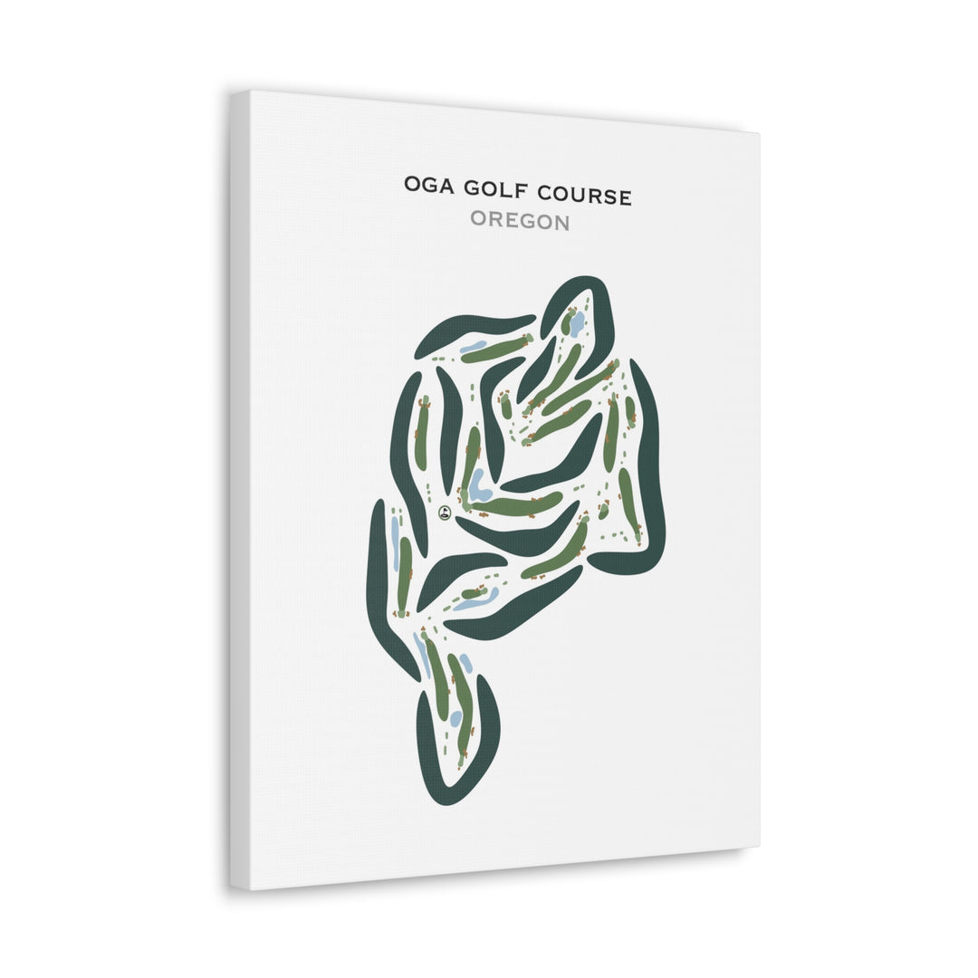 OGA Golf Course, Oregon - Printed Golf Courses