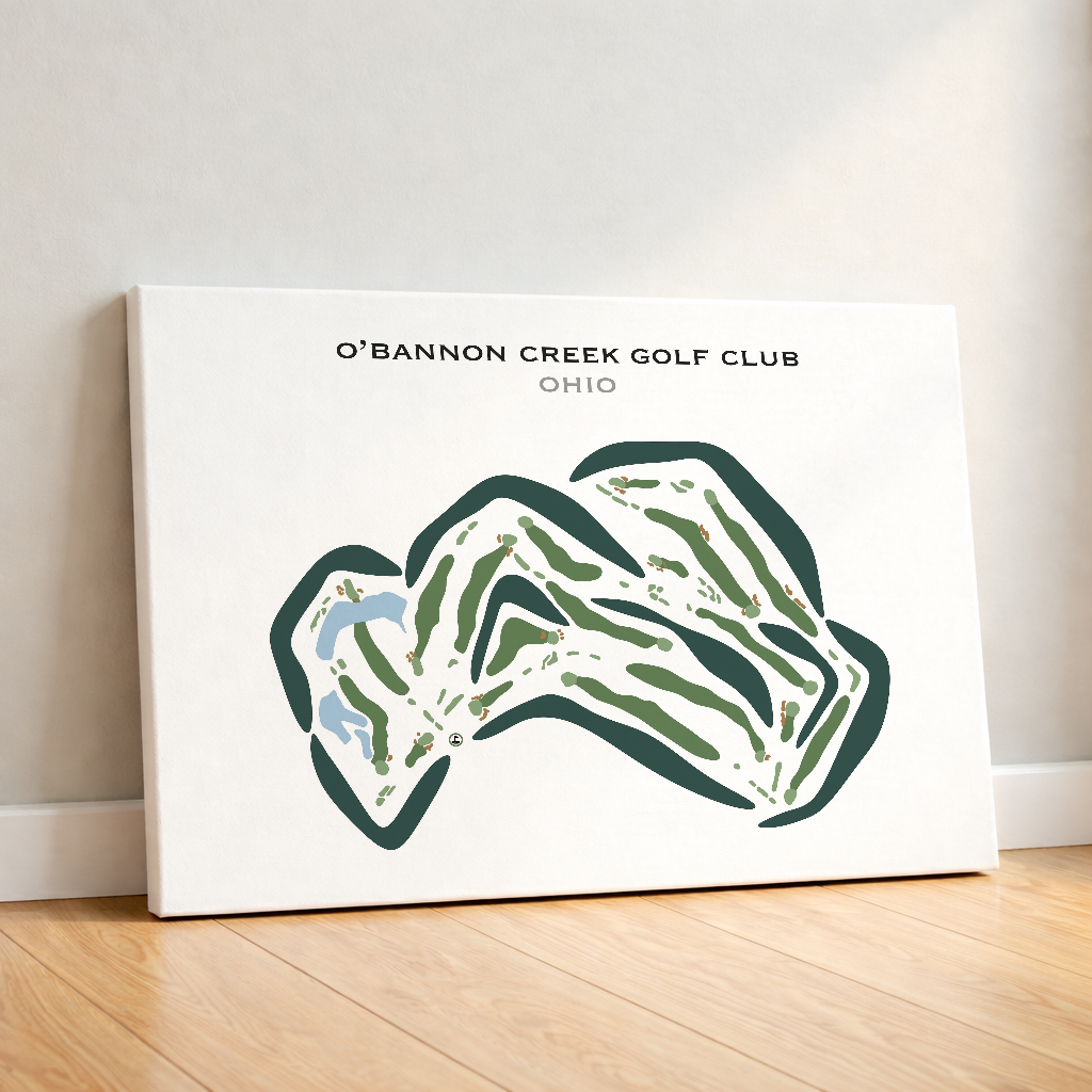 O'Bannon Creek Golf Club, Ohio - Printed Golf Course