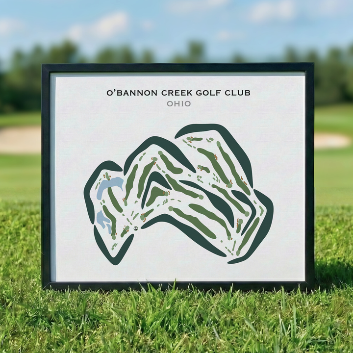 O'Bannon Creek Golf Club, Ohio - Printed Golf Course