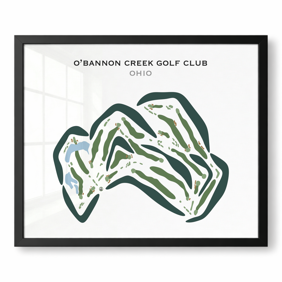 O'Bannon Creek Golf Club, Ohio - Printed Golf Course