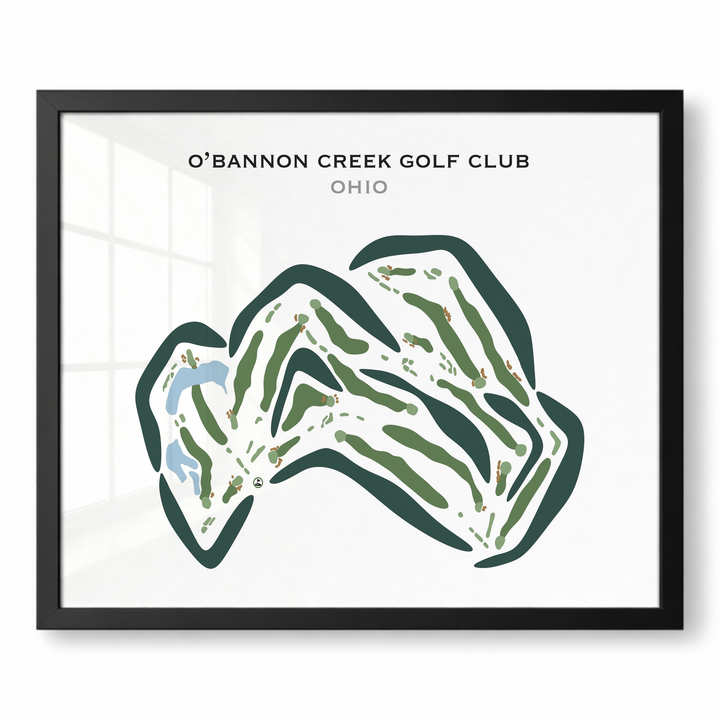 O'Bannon Creek Golf Club, Ohio - Printed Golf Course