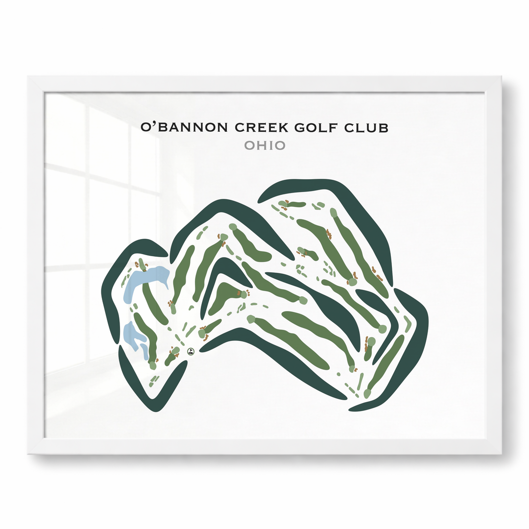 O'Bannon Creek Golf Club, Ohio - Printed Golf Course