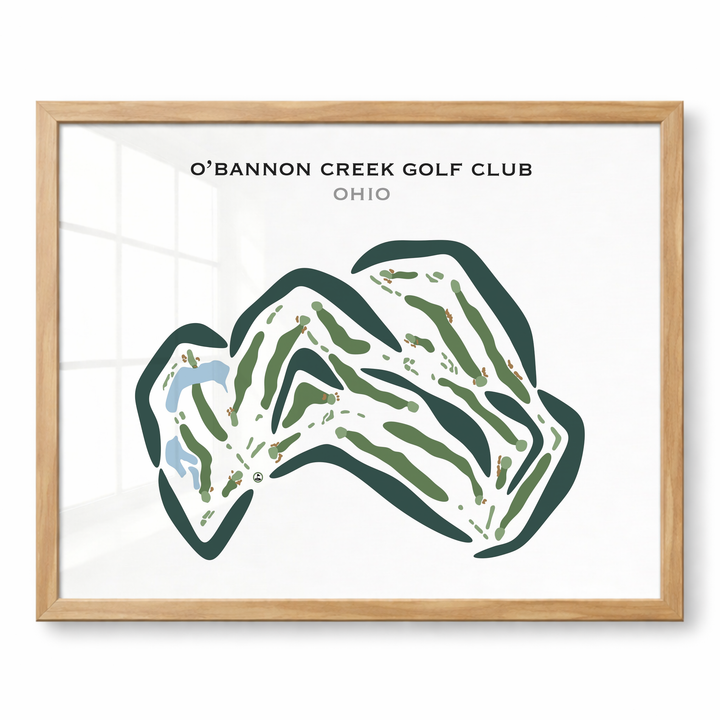O'Bannon Creek Golf Club, Ohio - Printed Golf Course