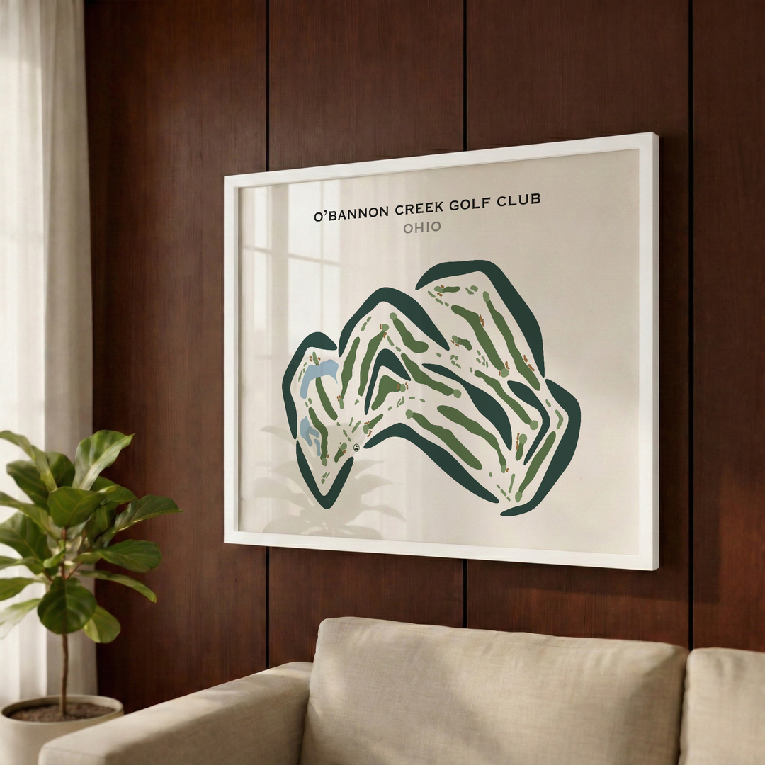 O'Bannon Creek Golf Club, Ohio - Printed Golf Course