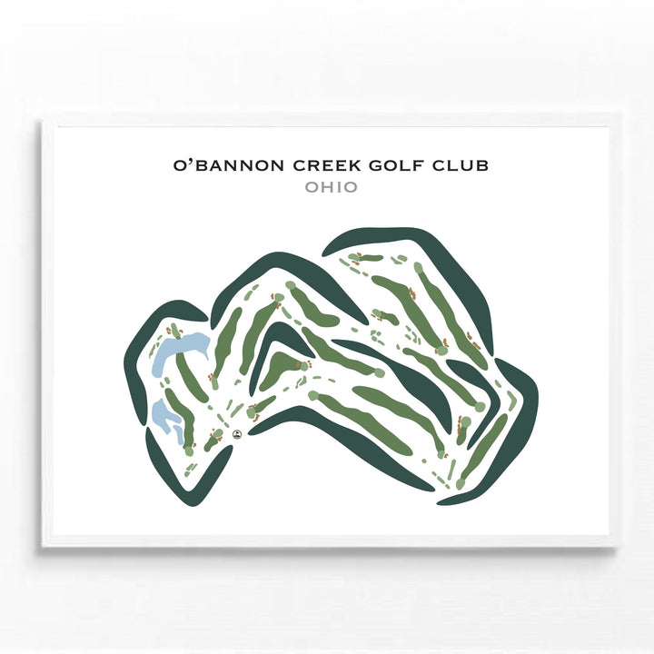 O'Bannon Creek Golf Club, Ohio - Printed Golf Course