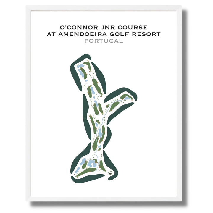 O'Connor Jnr Course at Amendoeira Golf Resort, Portugal - Printed Golf Courses