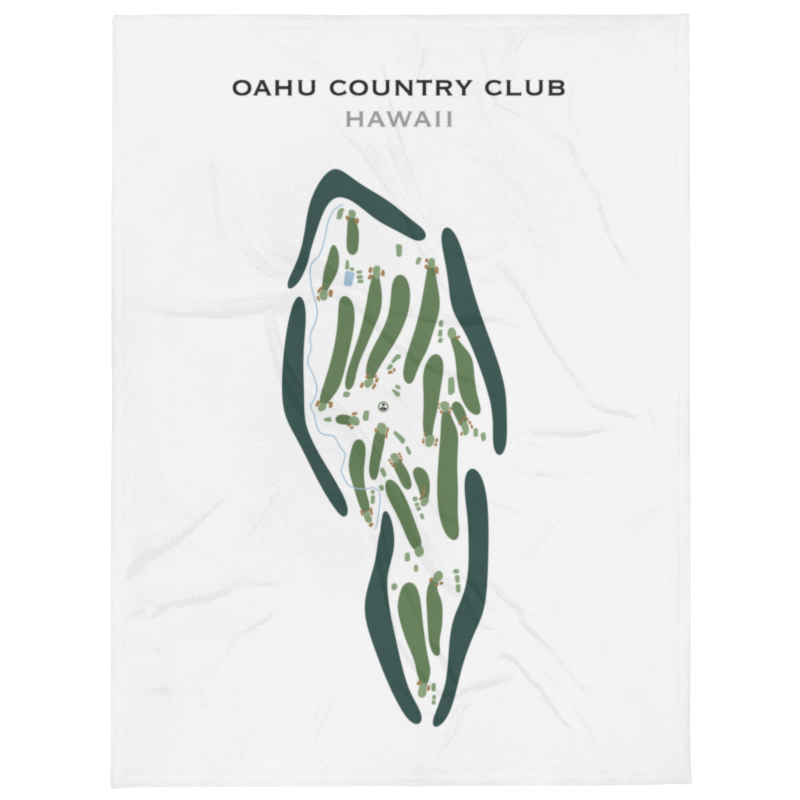 Oahu Country Club, Hawaii - Printed Golf Course