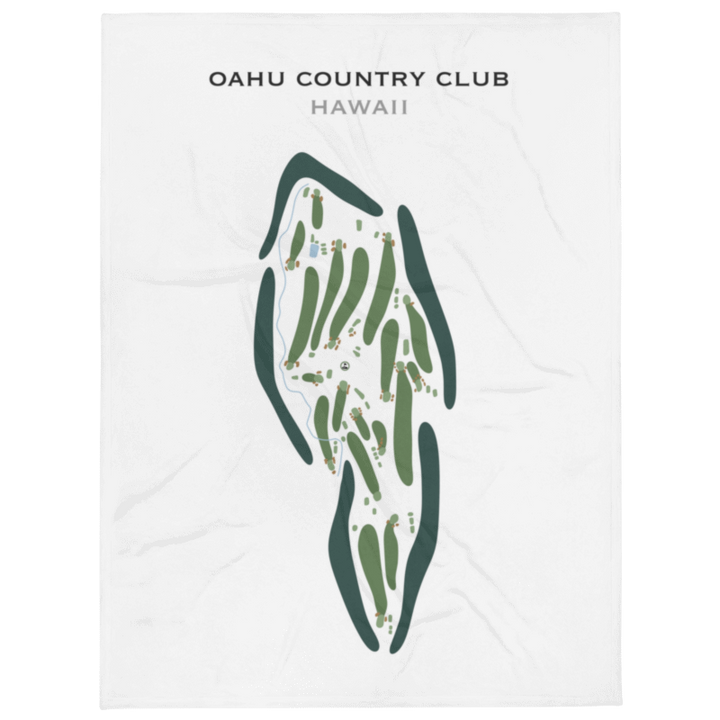 Oahu Country Club, Hawaii - Printed Golf Course