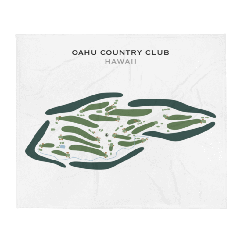 Oahu Country Club, Hawaii - Printed Golf Course