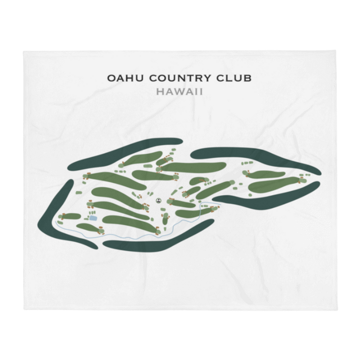 Oahu Country Club, Hawaii - Printed Golf Course