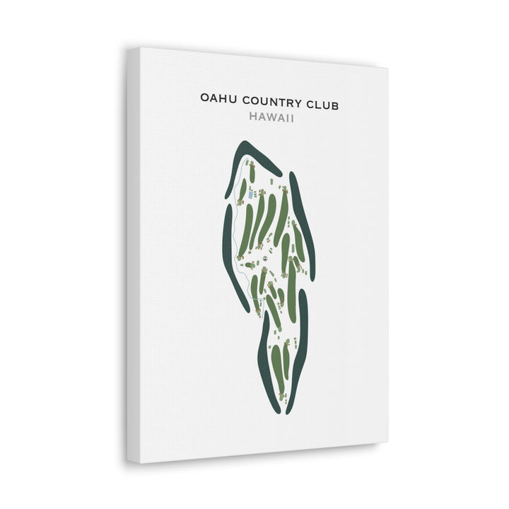 Oahu Country Club, Hawaii - Printed Golf Course