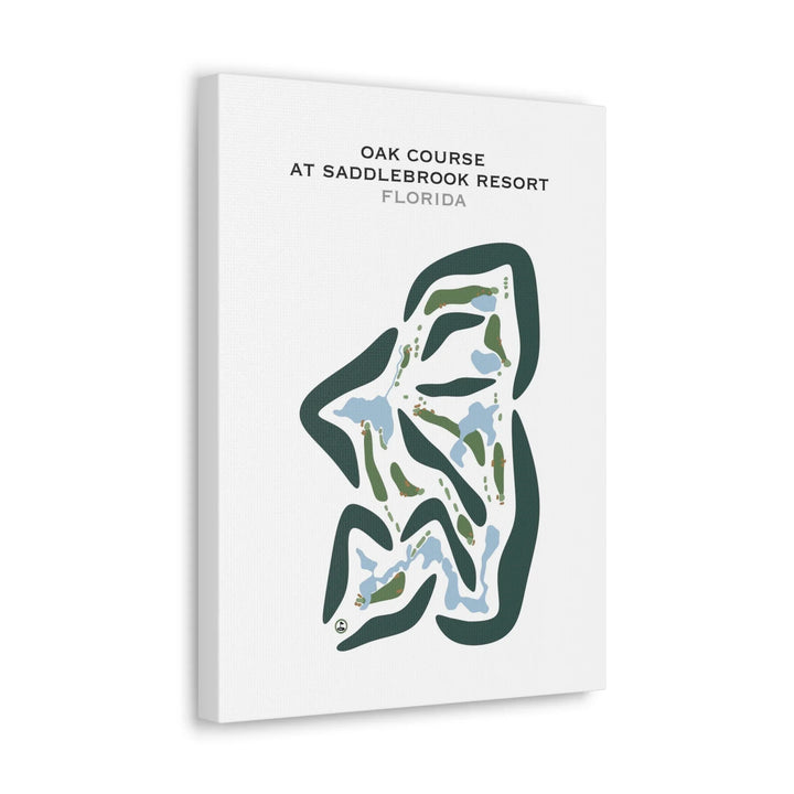 Oak Course at Saddlebrook Resort, Florida - Printed Golf Courses