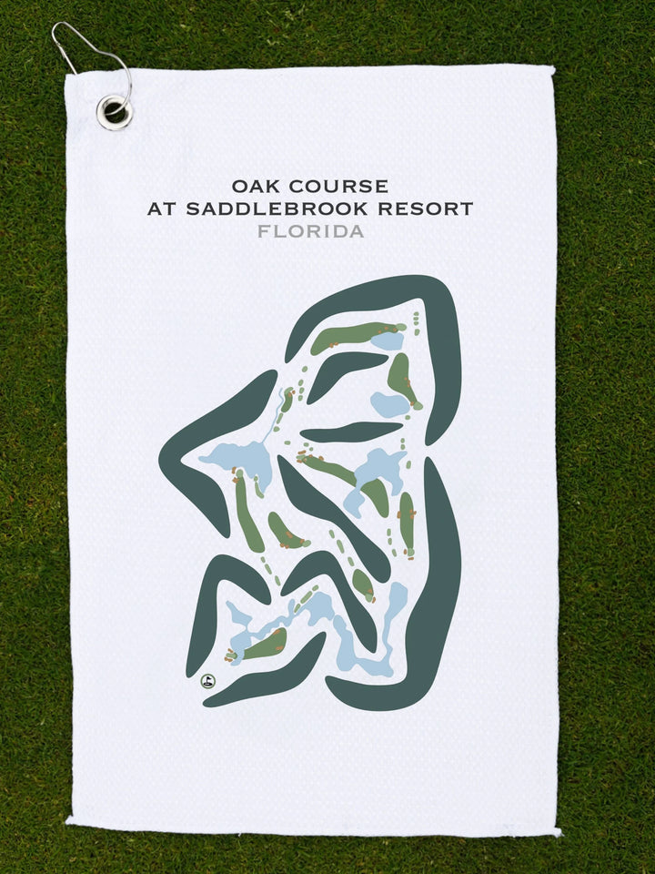 Oak Course at Saddlebrook Resort, Florida - Printed Golf Courses