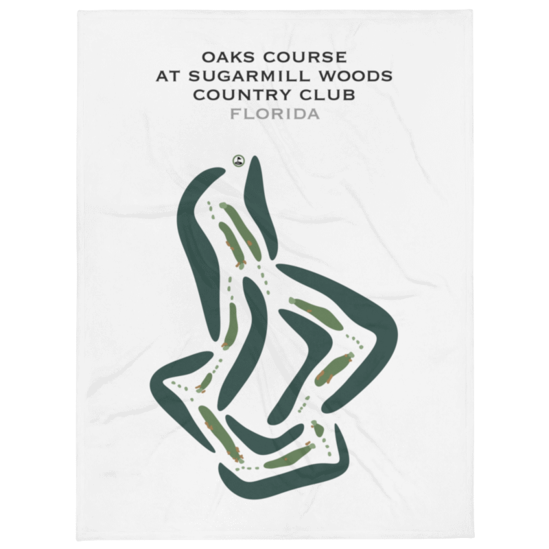 Oak Course at Sugarmill Woods Country Club, Florida - Printed Golf Courses