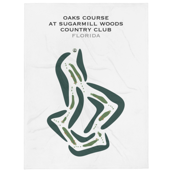 Oak Course at Sugarmill Woods Country Club, Florida - Printed Golf Courses