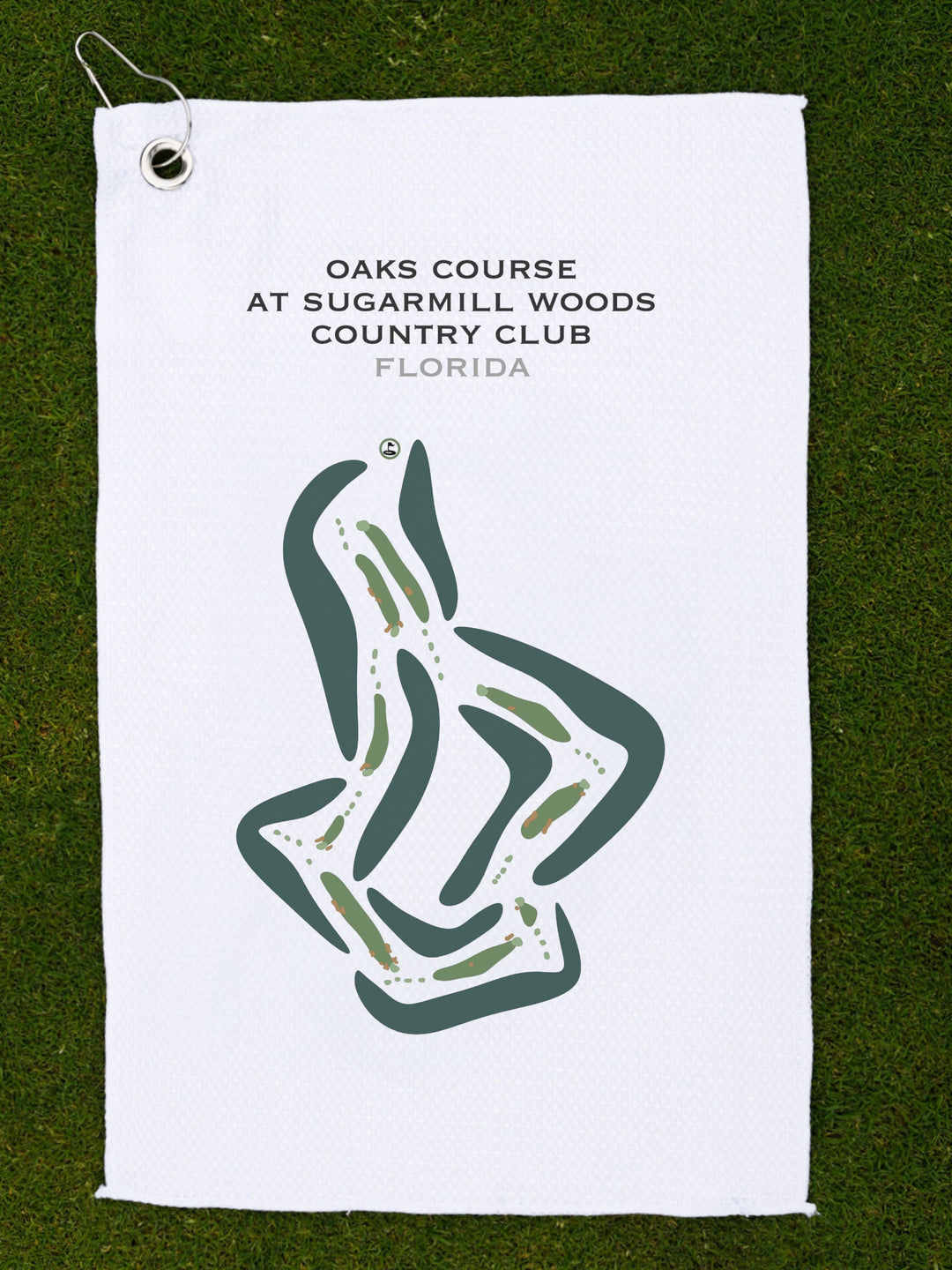 Oak Course at Sugarmill Woods Country Club, Florida - Printed Golf Courses