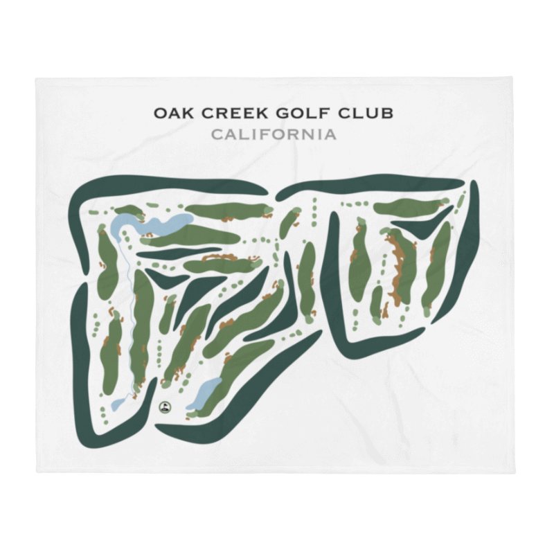 Oak Creek Golf Club, California - Printed Golf Courses