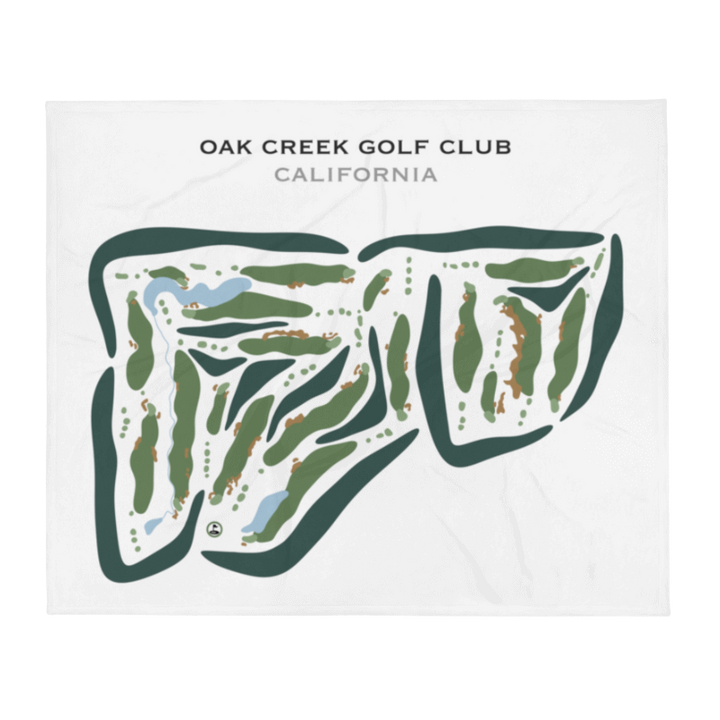 Oak Creek Golf Club, California - Printed Golf Courses