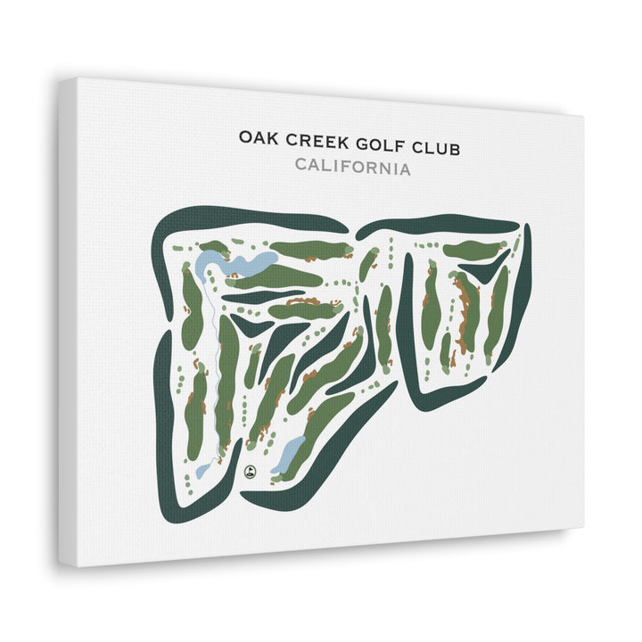 Oak Creek Golf Club, California - Printed Golf Courses