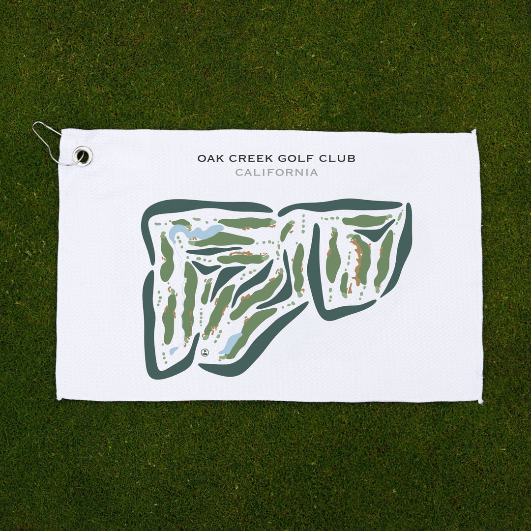 Oak Creek Golf Club, California - Printed Golf Courses