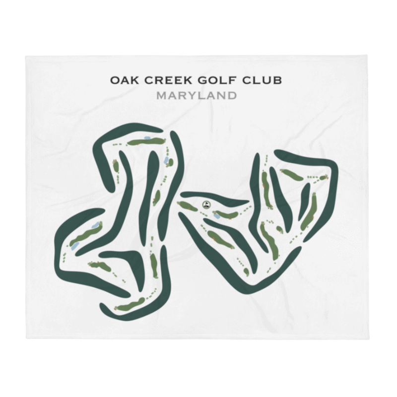 Oak Creek Golf Club, Maryland - Printed Golf Courses