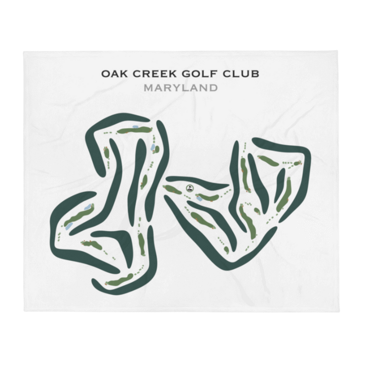 Oak Creek Golf Club, Maryland - Printed Golf Courses