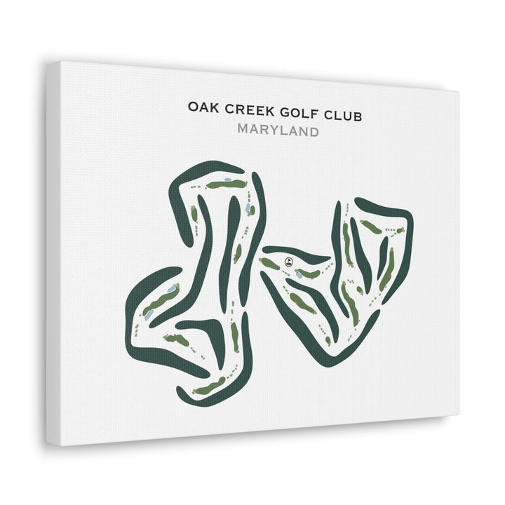 Oak Creek Golf Club, Maryland - Printed Golf Courses