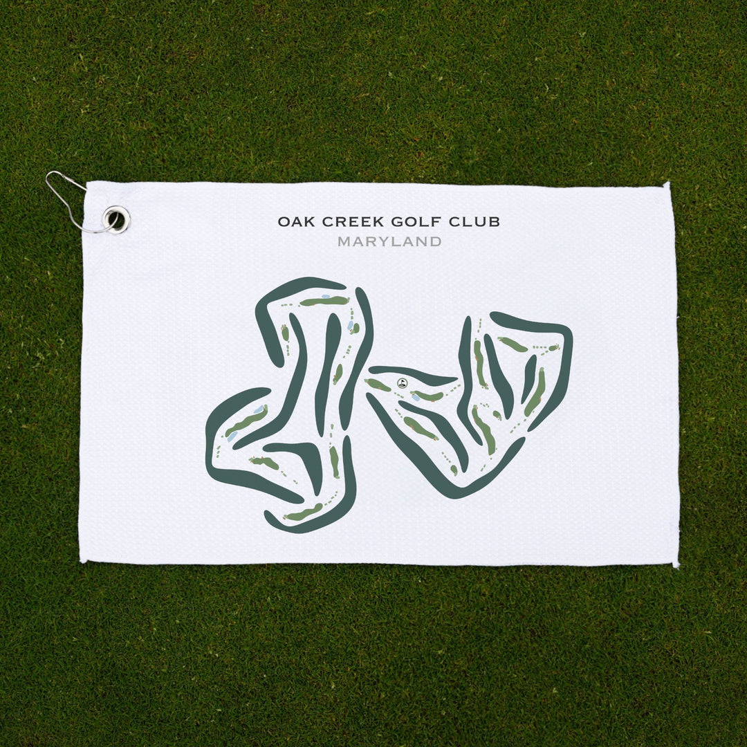 Oak Creek Golf Club, Maryland - Printed Golf Courses