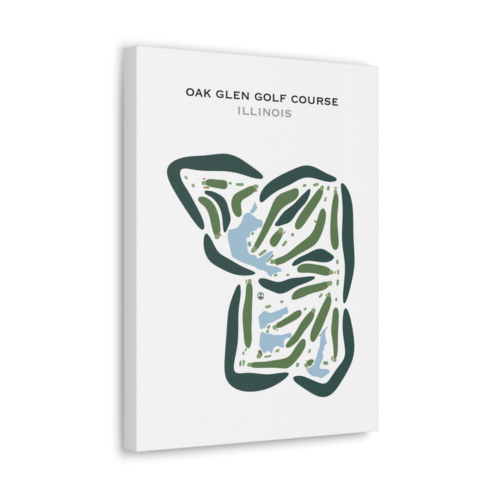 Oak Glen Golf Course, Illinois - Printed Golf Courses