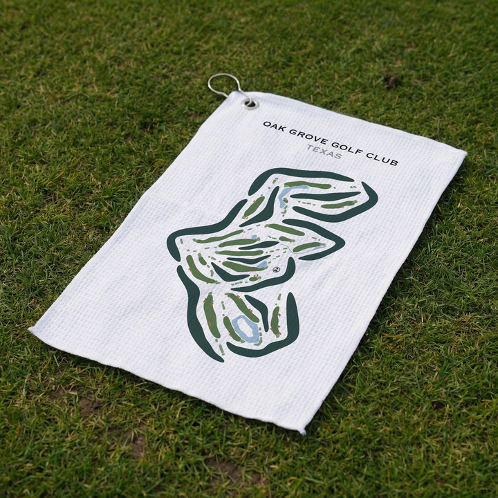 Oak Grove Golf Club, New Boston, Texas - Printed Golf Courses