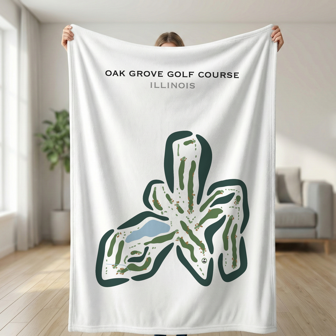Oak Grove Golf Course, Illinois - Printed Golf Courses