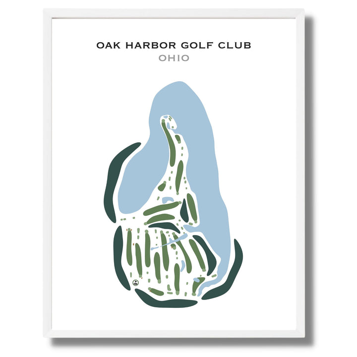 Oak Harbor Golf Club, Ohio - Printed Golf Courses