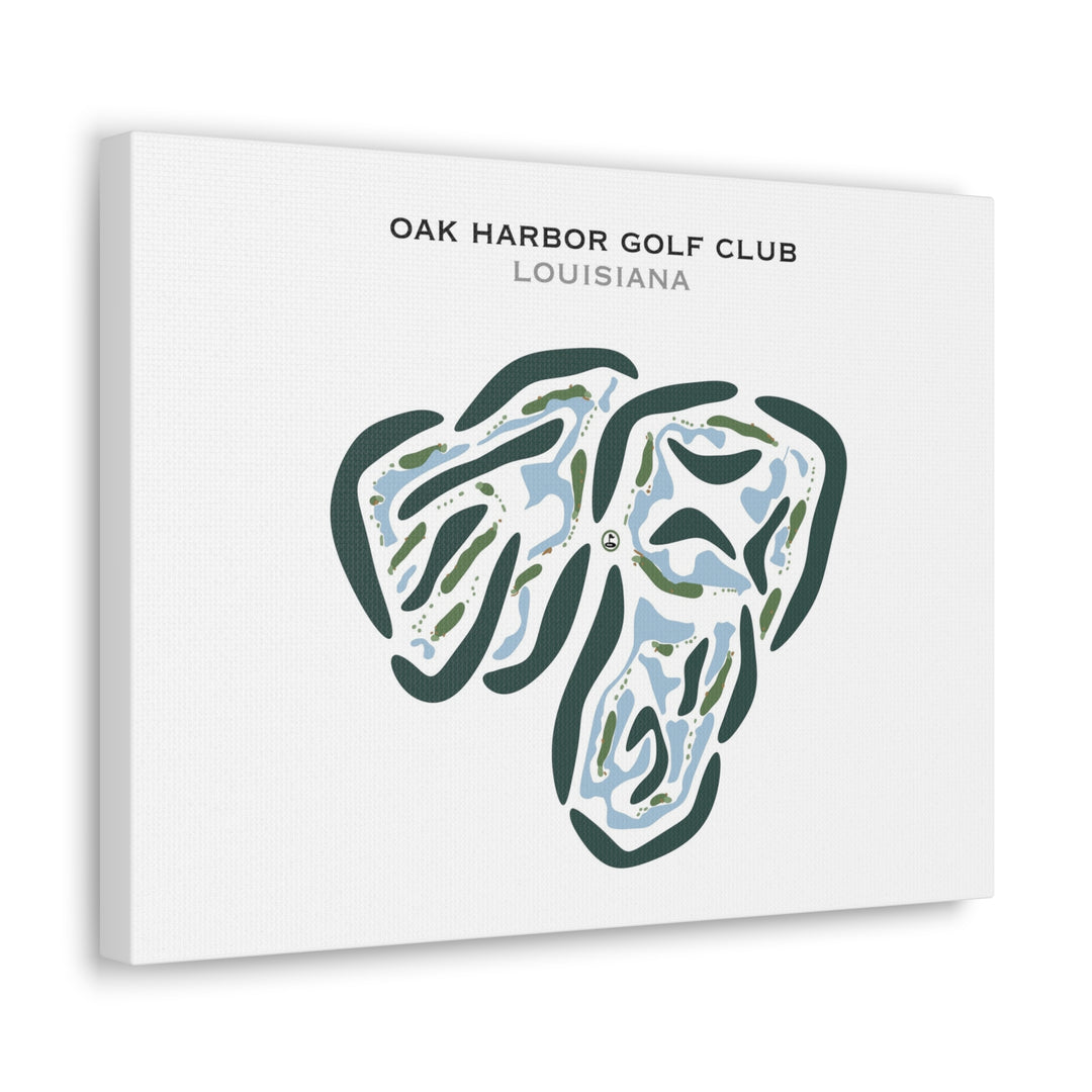 Oak Harbor Golf Club, Louisiana - Printed Golf Courses