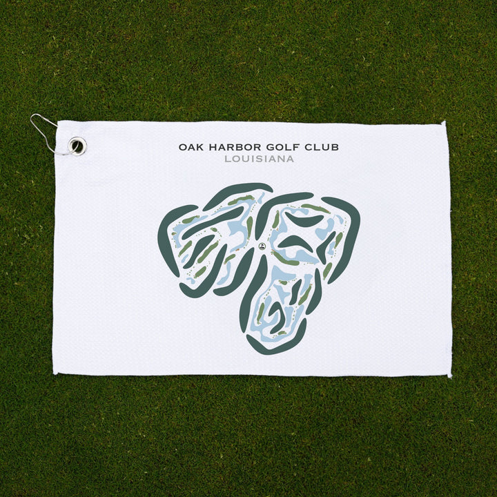 Oak Harbor Golf Club, Louisiana - Printed Golf Courses
