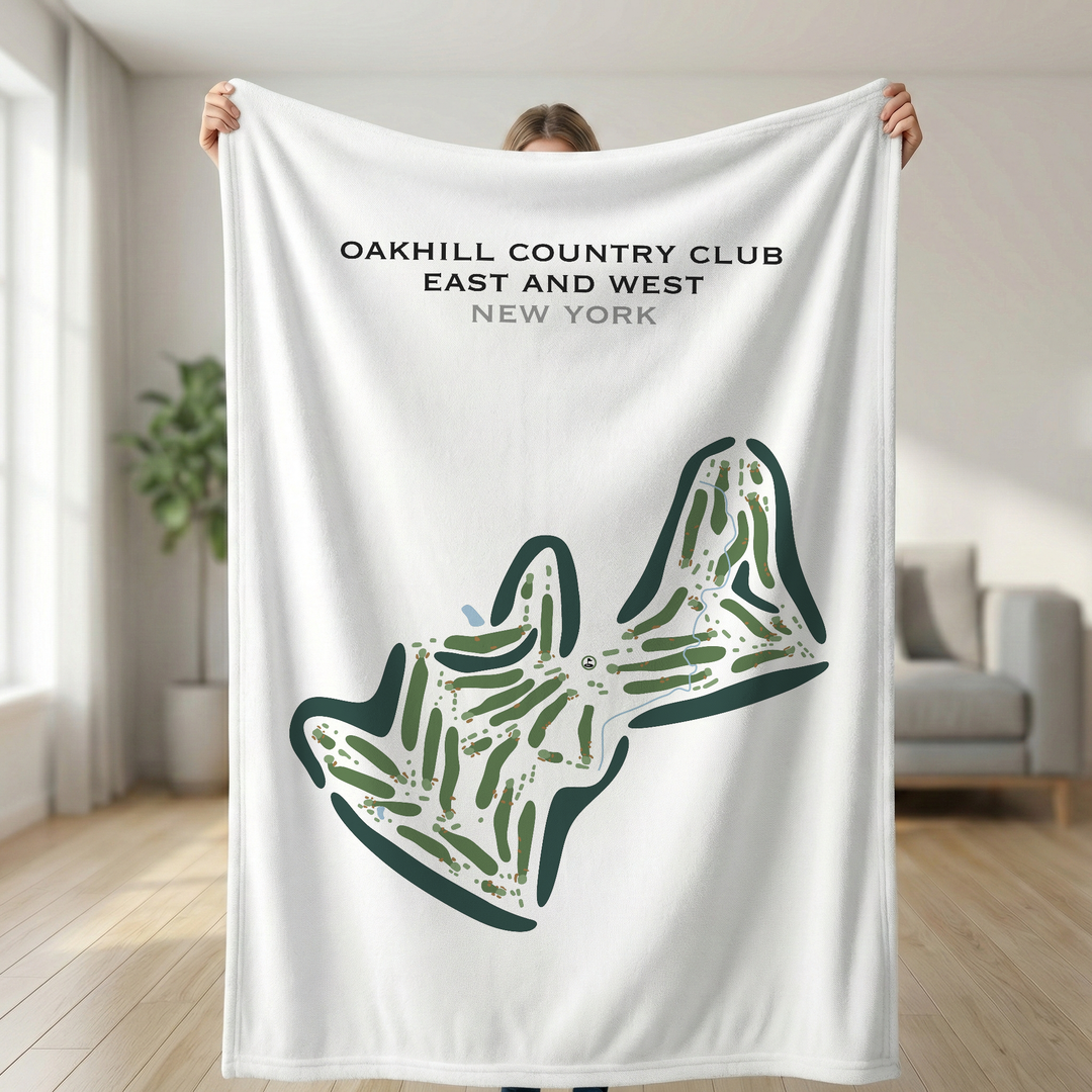Oak Hill Country Club East & West, New York - Printed Golf Courses