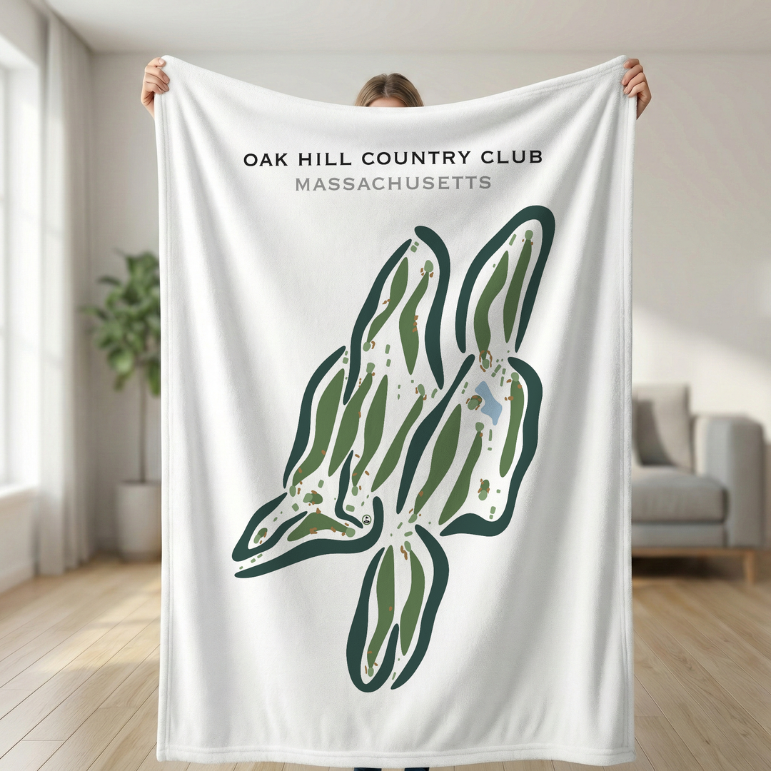Oak Hill Country Club, Massachusetts - Printed Golf Courses