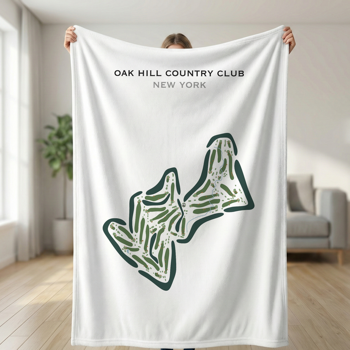Oak Hill Country Club, New York - Printed Golf Course